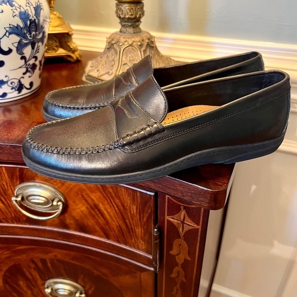 NWOB Men\'s Cole Haan Pinch Cup Comfort Penny Loafers Shoes in Black Size 9.5 M main image 4